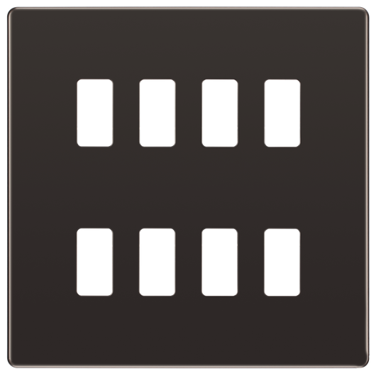 RFBN8 Front - The Grid modular range from British General allows you to build your own module configuration with a variety of combinations and finishes.
