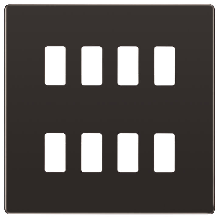 RFBN8 Front - The Grid modular range from British General allows you to build your own module configuration with a variety of combinations and finishes.