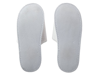 Corby Rossendale Closed Toe Disposable Slippers in White, Qty 100