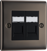 BG NBNRJ452 Nexus Metal Black Nickel 2 Gang RJ45 Data Outlet by British General (BG-NBNRJ452-Shopify-SA_1)
