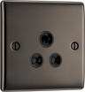 BG NBN29B Nexus Metal 5A, Unswitched Socket Round Pin - Black Nickel by British General (BG-NBN29B-Shopify-SA_1)