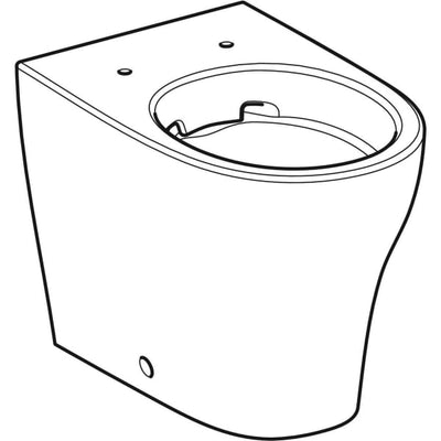 Geberit Selnova Back To Wall Pan - Rimless & Shrouded - 53cm - 502.294.00.7 by Geberit (Geberit-502.294.00.7)