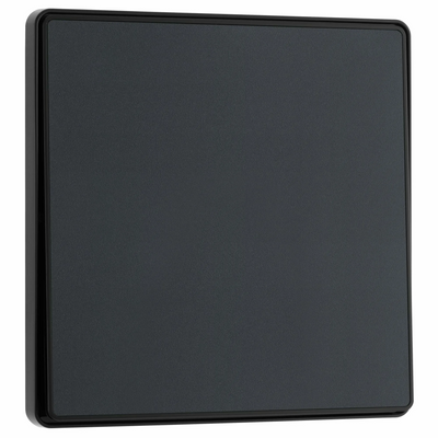 BG Evolve Matt Grey 1 Gang 2-Way 20A Edge to Edge Rocker Light Switch | PCDMG12EB