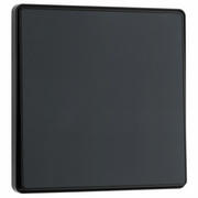 BG Evolve Matt Grey 1 Gang 2-Way 20A Edge to Edge Rocker Light Switch | PCDMG12EB by British General (BG-PCDMG12EB)