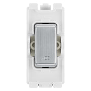 BG RRHBBS Brushed Steel 20 Amp Double Pole Appliance Grid Switch Labelled Hob by British General (BG-RRHBBS+RBS30)