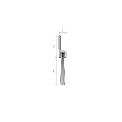 Raven RP15 - Brush Strip for Large Gaps - 1000mm by Astroflame (ASTRO-ADRP15/1000)