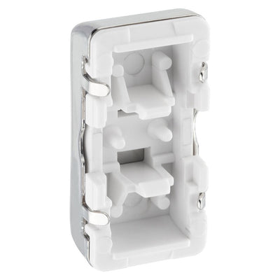 BG RRWMBS Brushed Steel 20 Amp Double Pole Appliance Grid Switch Labelled Washing Machine