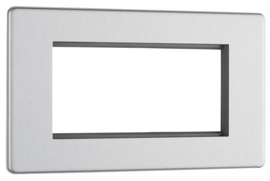 FBSEMR4 Front - The Euro module range from British General combines plates and interchangeable modules so you can configure your own bespoke switches and sockets.