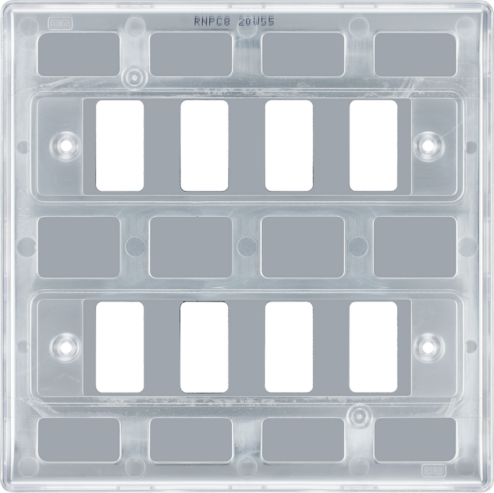 RNPC8 Back - The Grid modular range from British General allows you to build your own module configuration with a variety of combinations and finishes.