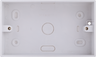 BG CMP9232 Moulded Square Edge | White | 32mm | 2 Gang PVC Pattress by British General (BG-CMP9232)