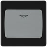 BG Screwless Matt Black Key Card Switch FFBKYCSG by British General (BG-FFBKYCSG)