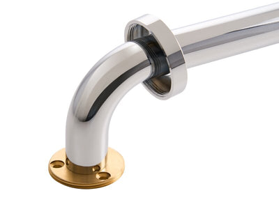 Corby Harrogate Grab Rail in Polished Steel