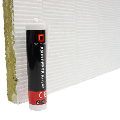 Astroflame PFP FR Acrylic - CE/UKCA (Cartridge - White 310ml) by Astroflame (Astro-AFPFPACW)