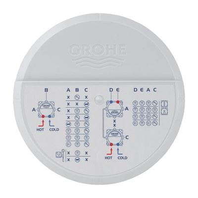 Grohe Rapido SmartBox Universal 3 Outlet 1/2" Rough-In Box
