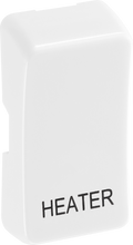 BG RRHTPCDW Evolve Grid White 'HEATER' Rocker