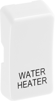 BG RRWHPCDW Evolve Grid White 'WATER HEATER' Rocker by British General (BG-RRWHPCDW)