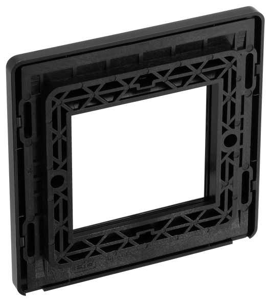 PCDCPEMS2B Back - The Euro Module range from British General combines plates and interchangeable modules so you can configure your own bespoke switches and sockets.