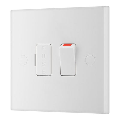 BG 950 Moulded Square Edge | White | 13A 2 Pole Switched Fused Connection Unit by British General (BG-950)