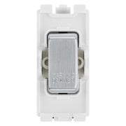 BG RRWDBS Brushed Steel 20A DP Appliance Grid Switch Labelled Warming Drawer by British General (BG-RRWDBS+RBS30)