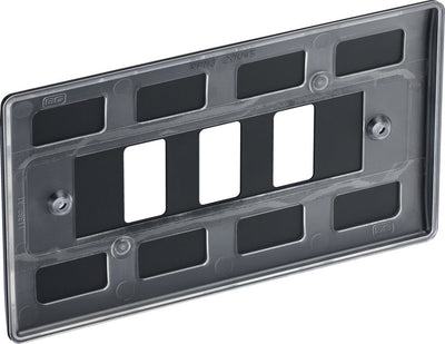 BG RPM3 Nexus Grid Part M | 3 Module Front Plate by British General (BG-RPM3)