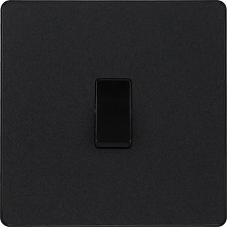 BG Evolve Matt Black Screwless Switches & Sockets Black Inserts Full Range by British General