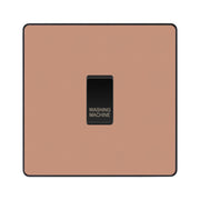 BG Evolve Polished Copper Custom Appliance Grid Switch 1 Gang Screwless by British General (BG-PC-1GANG-APPLIANCE)