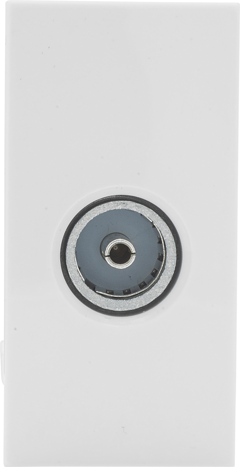 BG Nexus White EMTVFW Screened TV Outlet Euro Module Female