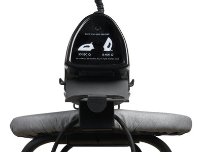 Corby Berkshire Ironing Centre in Light Grey with Sherwood 2000W Steam Iron - UK Plug