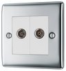 BG NPC61 Nexus Co-axial, 1 Gang Co-axial and Satellite Socket Polished Chrome by British General (BG-NPC61-Shopify-SA_1)
