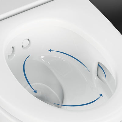 Geberit AquaClean Mera Comfort Rimless Shower Toilet; Wall-Hung - White 146.210.11.1