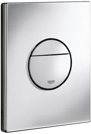 Grohe NOVA COSMOPOLITAN Pneumatic WC Wall Plate; Dual Flush; Chrome by Grohe (Grohe-38765000)