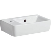 Geberit Selnova Compact LH Countertop Basin 400mm - 1 Tap Hole - 501.518.00.7 by Geberit (Geberit-501.518.00.7)