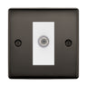 BG Nexus Metal Black Nickel Satellite Socket NBN64W by British General (BG-NBN64W)