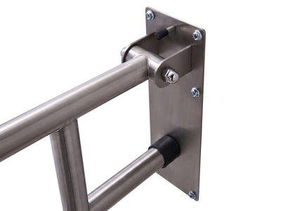Bremmer Rina Swing Up Grab Bar in Brushed Steel