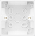 BG 901 Moulded Square Edge | White | 32mm | 1 Gang Surface Pattress