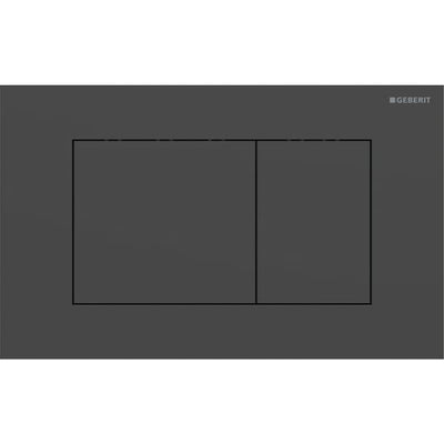 Geberit Sigma40 Square WC Dual Flush Plate - Matt Black - 115.629.14.1