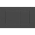Geberit Sigma40 Square WC Dual Flush Plate - Matt Black - 115.629.14.1