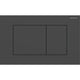 Geberit Sigma40 Square WC Dual Flush Plate - Matt Black - 115.629.14.1