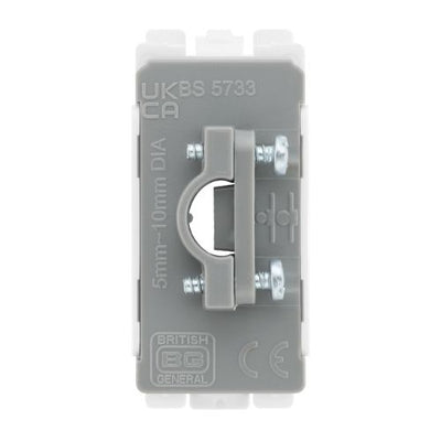 BG RPCDWFLEX Evolve Grid White 10mm Flex Outlet Module
