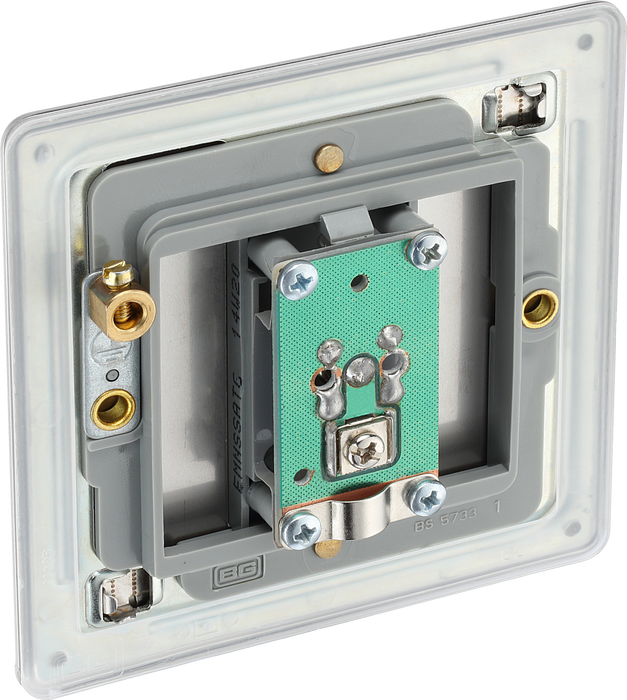 FBS64 Back - This satellite socket from British General can be used to install satellite cables while maintaining maximum signal quality.
