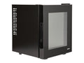 Corby Eton 20L Glass Minibar in Black with Black interior - UK Plug