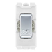 BG RRWDISPC Polished Chrome 20 Amp DP Appliance Grid Switch Labelled Waste Disposal by British General (BG-RRWDISPC+RPC30)