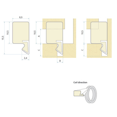 124978: Aquamac 33 / QL3012 By Schlegel - 100m Coil Brown by Astroflame (Astro-ADAM33B/100)