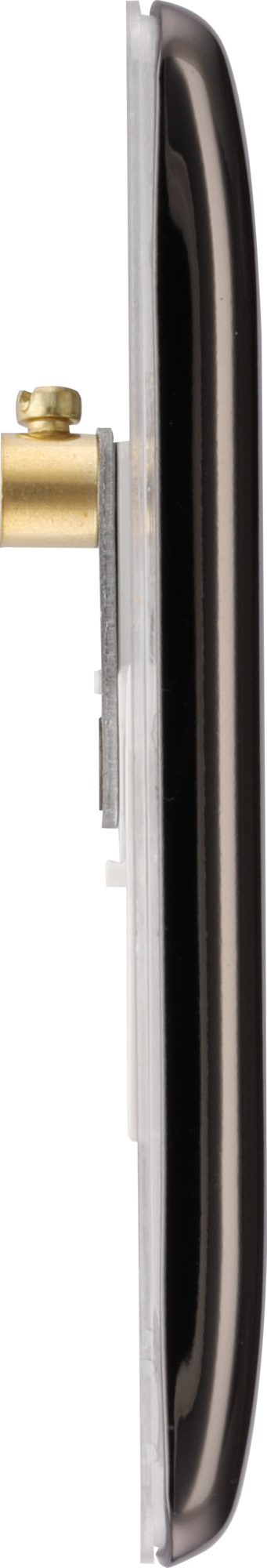 BG NBN94 Nexus Metal Black Nickel 1 Gang Blanking Plate