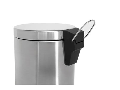 Corby Croft Pedal Bin in Polished Steel, 3L by Corby of Windsor (Corby-3451)