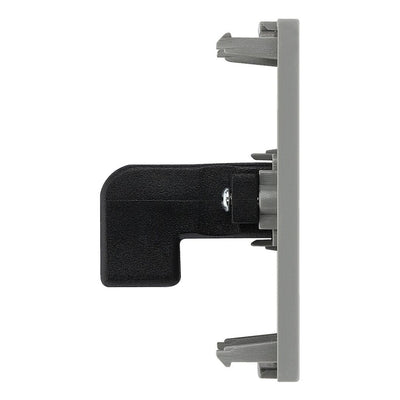 BG Nexus Brushed Steel HDMI Socket Grey Insert