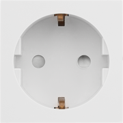 BG EMSCHSW Euro Module 16A Schuko Unswitched Socket - White by British General (BG-EMSCHSW)