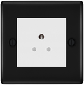 BG Nexus Metal Matt Black 5A Unswitched Socket NFB29MW