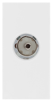 BG EMNSTVW Euro Module Co-Axial Connection - White by British General (BG-EMNSTVW)
