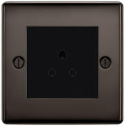 BG Nexus Metal Black Nickel 2A Unswitched Socket NBN28B by British General (BG-NBN28B)